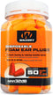 Walker's 32dB Noise-Canceling Foam Earplugs, 50 Pairs, Security Sealed Jar, Orange