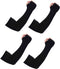 KUHNMARVIN 2 Pairs Compression Arm Sleeves - UV Protection Cooling Tattoo Cover Up for Basketball Football