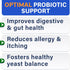 Bark&Spark Dog Probiotics & Digestive Enzymes (120Ct Bacon) - Allergy & Itchy Skin, Diarrhea, Gas Treatment, Tummy