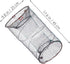 3pcs 25cm Toddmomy Foldable Fishing Net Cage with Nylon Mesh Portable Collapsible Crayfish and Shrimp Trap for Minnow