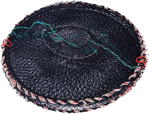 Beaupretty Foldable Crawfish Trap Shrimp and Crab Fishing Net 30cm Diameter with