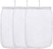 ALEGI Extra Fine Aquarium Filter Media Bag, 3 Pack Reusable 180 Micron Drawstring Mesh for Activated Carbon