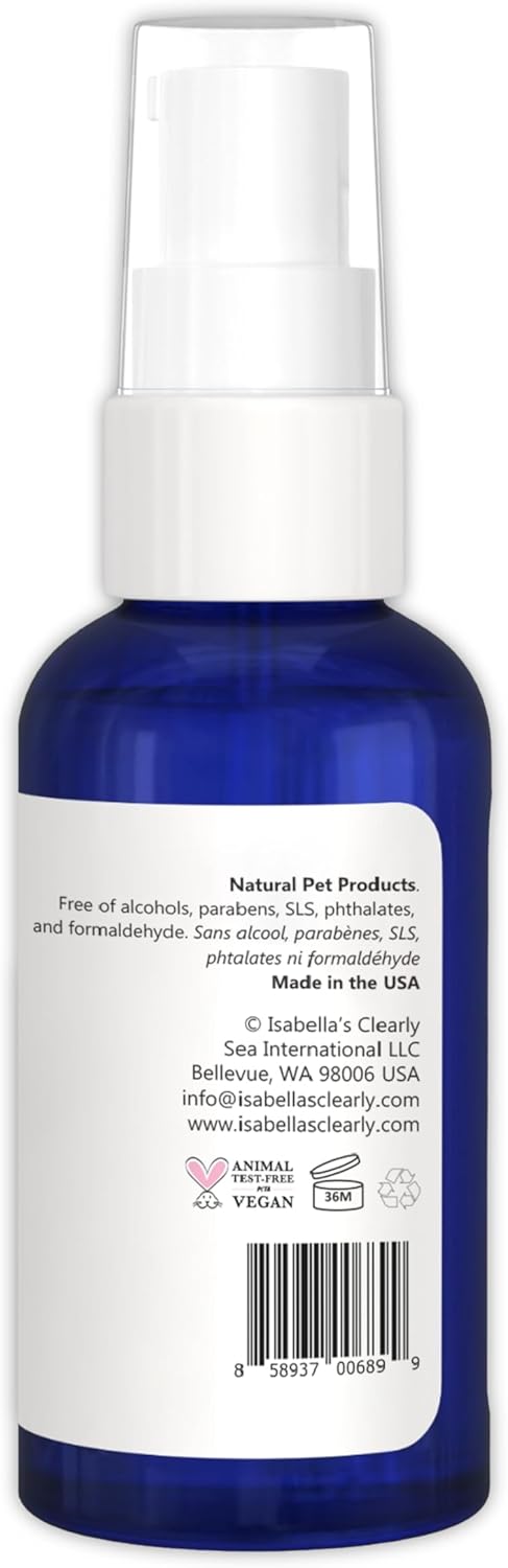 Natural Skin & Coat Oil for Dogs Coconut, Olive & Almond Oil Dog Moisturizer for Dry, Itchy Skin & Dull Coats | Adds