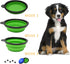 XL (7") Collapsible Pet Bowl, Blue | BPA Free Food Grade Silicon | Expandable Travel Bowls for Dogs and Cats