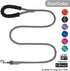 5FT Heavy Duty Dog Leash with Padded Handle, Reflective Thread Mountain Climbing Rope Leash for Small Medium Large Dogs