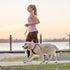 EzyDog Premium Handy Dog Leash, 15”, Red, Soft Neoprene Glove for Running or Jogging