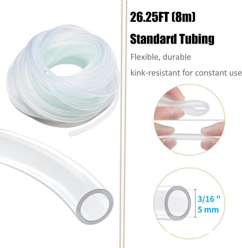 Aquarium Air Pump Accessories - Airline Tubing, Control Valve, Air Stones, Connectors, Check Valves, Suction Cups