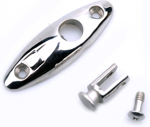 Mxeol Boat Bimini Top Hardware Deck Hinge, Swivel Side Mount Stainless Quick Release Hinges with Fasteners