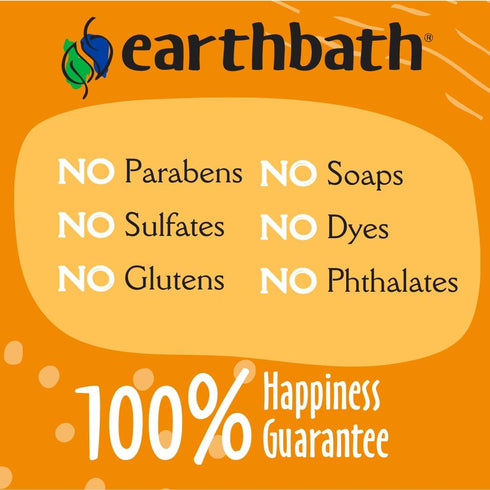 16 Oz (2 Pack) earthbath, Hypoallergenic Dog Shampoo - Fragrance Free Dog Shampoo for Allergies and Itching, Made