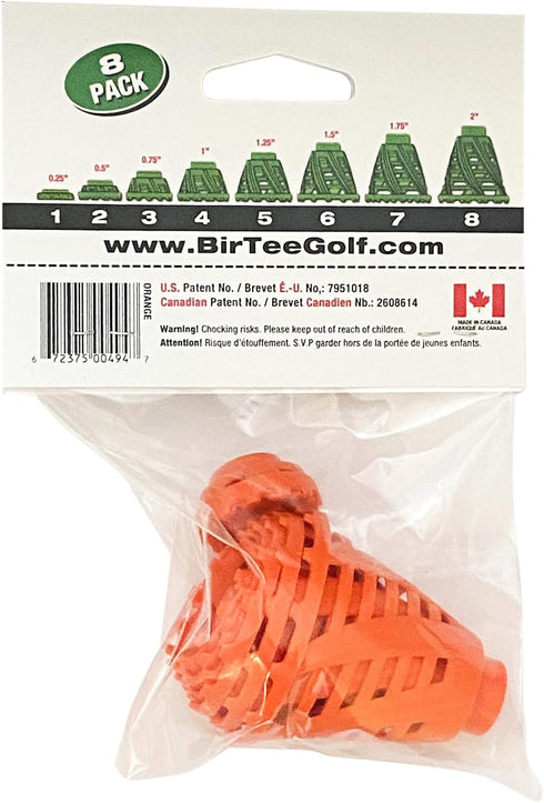 Golf Tees - PRO Speed PLUS, 8 Pack with Flexibility & Durability for Indoor Simulator