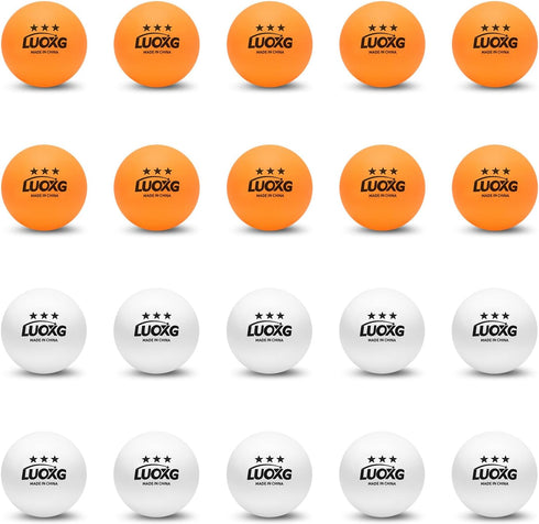 Ping Pong Balls, Ping Pong Balls 20 Pack, 3 Star Table Tennis