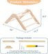 PETSFIT Chick Perch Prevent Rotation Design, Strong Wooden Chicken Roosting Bar, Easy to Assemble and Clean, Fun Toys