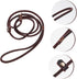 FOMIYES Dog Rope Walking Leash, Heavy Drawstring Leather Pet Supplies for Walking