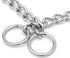 Chain Dog Training Choke Collar, Silver Color 304 Stainless Steel Martingale Collar, 15.7 in, 2.0 mm
