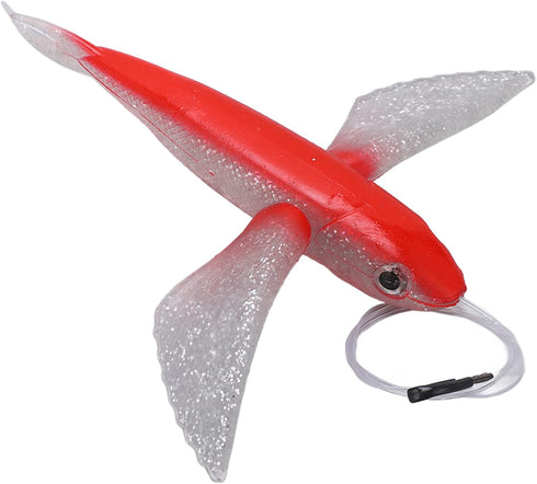 Yummy Keenso Flying Fish with Bright Colors Tuna Lures for Marine Fishing Silicone Stainless Steel