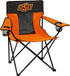 Logo Brands NCAA Oklahoma State Cowboys Elite Portable Chair - Premium Outdoor