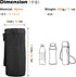 TRIWONDER Tactical MOLLE Water Bottle Pouch, Military Hydration Carrier, Drink Holder for Backpack Camping Outdoor