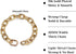 18K Gold Plated Long Link Dog Necklace - Light Metal Chain Fashion Collar for Large Dogs, 5MM Width (24")