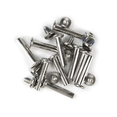 Zoofen 10 pcs Inline Skate Replacement Bearings, Skating Screws, OD 6mm Roller Blades Replacement Skate Wheel Axles