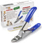 Dog Cat Pets Nail Clippers - Professional Claw Trimmer with Free Nail File, Sharp Stainless Steel Blade, Non-Slip