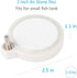 Pawfly 2 Inch Air Stone Disc Aerator Bubble Diffuser for Small Aquarium Fish Tank Bowl