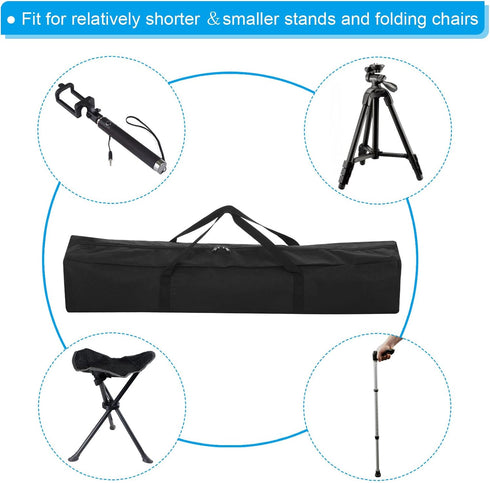 29 Inch 2 Pack PATIKIL Camp Chair Replacement Bag, Nylon Folding Chair Carrying Storage Bag for Beach Chair with Large