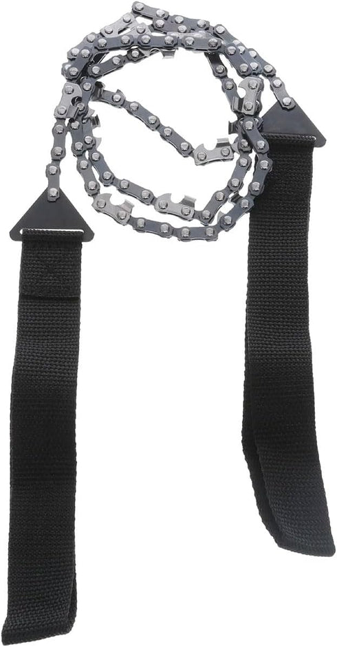 HME Pocket Folding Hand Chain Saw, 36 Inches with Nylon Wrist Handle, Emergency Survival Gear for Camping