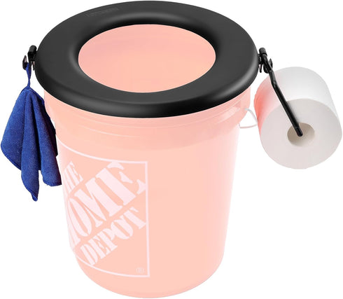 PAHTTO Bucket Toilet Seat, Portable Toilet Seat for 5 Gal Buckets, Camping