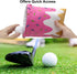 Golf Valuables Pouch, Leather Tee Pouch with Drawstring Closure for Portable Golf Accessories