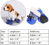 Fdit 4Pcs Dog Shoes Protectors with Elastic Fastening Band Set, Anti-Slip Sole Pet Dog Shoes Boots, Soft Cotton Padded