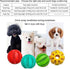 Sunglow Dog Toy Ball 2 Pack - Nontoxic Bite Resistant Teething Toys for Small/Medium/Large Dogs and Puppies