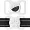 Dynmeow Airtag Dog Collar Holder, Stretchy Silicone Holder for Medium and Large Dogs, Anti-Lost Compatible with 1.2 and