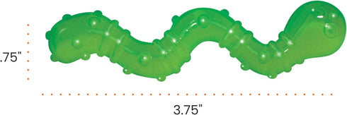 Catnip-Infused Wiggle Worm Dental Chew Toy for Cats