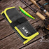 Waterproof Fishing Jig Bag, Soft Case for Fishing Lure Storage, Fishing Equipment Accessory (Yellow)