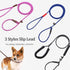 MayPaw Colorful Adjustable Dog Leash Rope Slip Lead, 1/4"-5Ft Sturdy Nylon Training Leash for Small X-Small Dogs