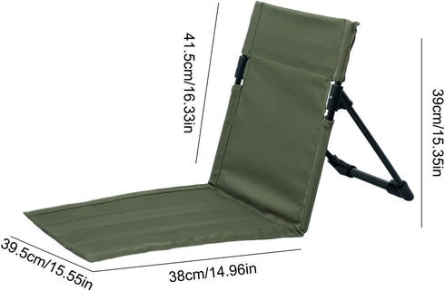 Generic Canoe Chair - Lightweight Beach Floor Chair, Folding Beach Chair | Outdoor Folding Beach Chairs, Camping Chair