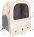 Cat Backpack Carrier, Large Capacity Transparent Ventilated Travel Bag for Cats, Kittens, and Puppies