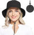 Packable Waterproof Bucket Hat for Women and Men, UV Protection Sun Hat