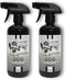 Dog Odor Eliminator for Home, Furniture, Carpet & More, 2 Bottles 16 oz (Pomegranate) for Feces, Vomit, Must & Urine