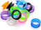 12Pcs Soft Silicone Scissors Finger Rings Grips - Grooming Shear Thumb Inserts for Pet Shears, Random Color