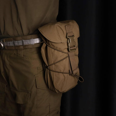 Tactical Molle EDC Utility Pouch, Drawstring Magazine Dump Pouch Compatible with Molle and Belt