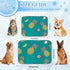 Generic 28" X22" Cooling Dog Beds for Large Dogs Ice Silk Cooling Crate Mat for Dogs Tropical Fruit Dog Car Bed
