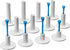 Rubber Golf Tees for Mats, 32 Pcs Golf Accessories with 6 Sizes Rubber Tees & 2 Sizes Plastic Tees for Practice