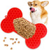 Quaziret 2Pcs Lick Mat | Bone-Shaped Licking Mat for Dogs & Cats | Peanut Butter Lick Pads for Boredom Reducer Perfect