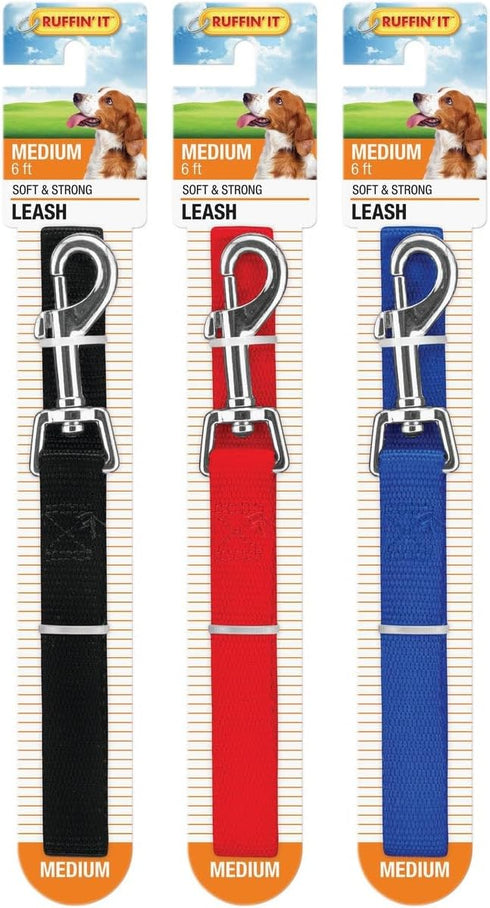 American Leather Specialties Nylon Leash - Assorted, 3/4" x 6"