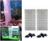 POPETPOP 1 Set Plastic Fish Tank Aquarium Panel Splicable Bottom Grid Divider, Fish Tank Partition Plate