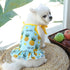Pet Clothes, Summer Fruit Dog T-Shirt & Skirt Dress for Small Dogs & Cats (M-Back Length 30cm, Pineapple)