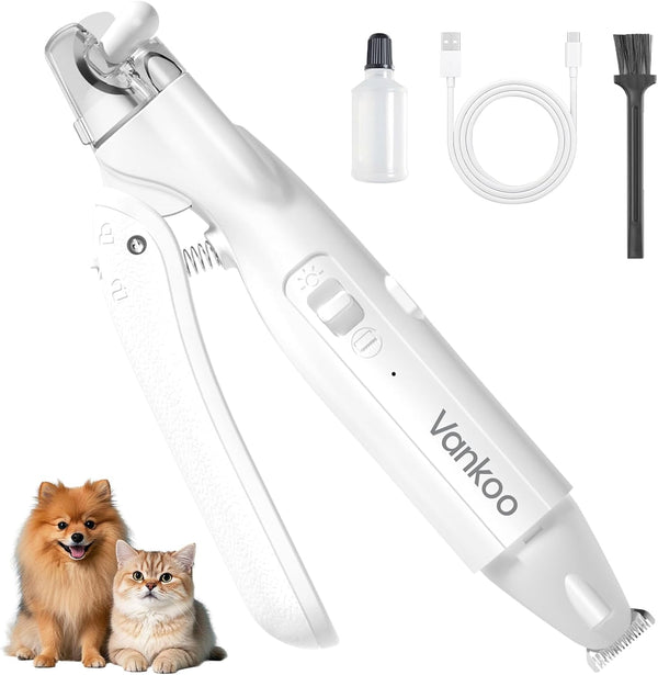 2 in 1 Dog & Cat Nail Clippers & Trimmers with LED