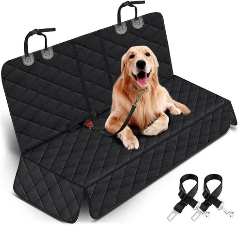 Yuntec Dog Car Seat Cover, Back Seat Cover for Dogs Pet Car