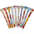Golf Tees Pack of 5, Colorful Natural Wood Golfing Tees, Size 2-3/4 inch